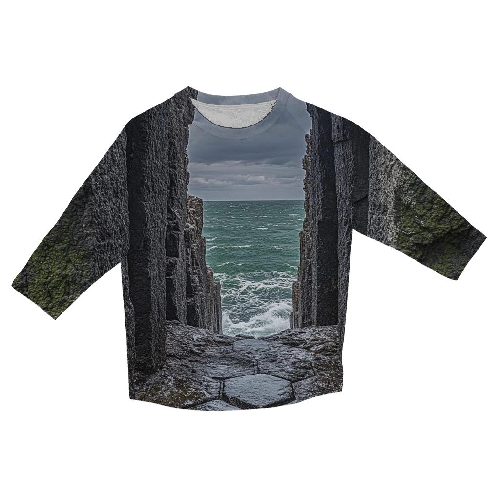 Giants Causeway - County Antrim custom 3/4 sleeve shirts