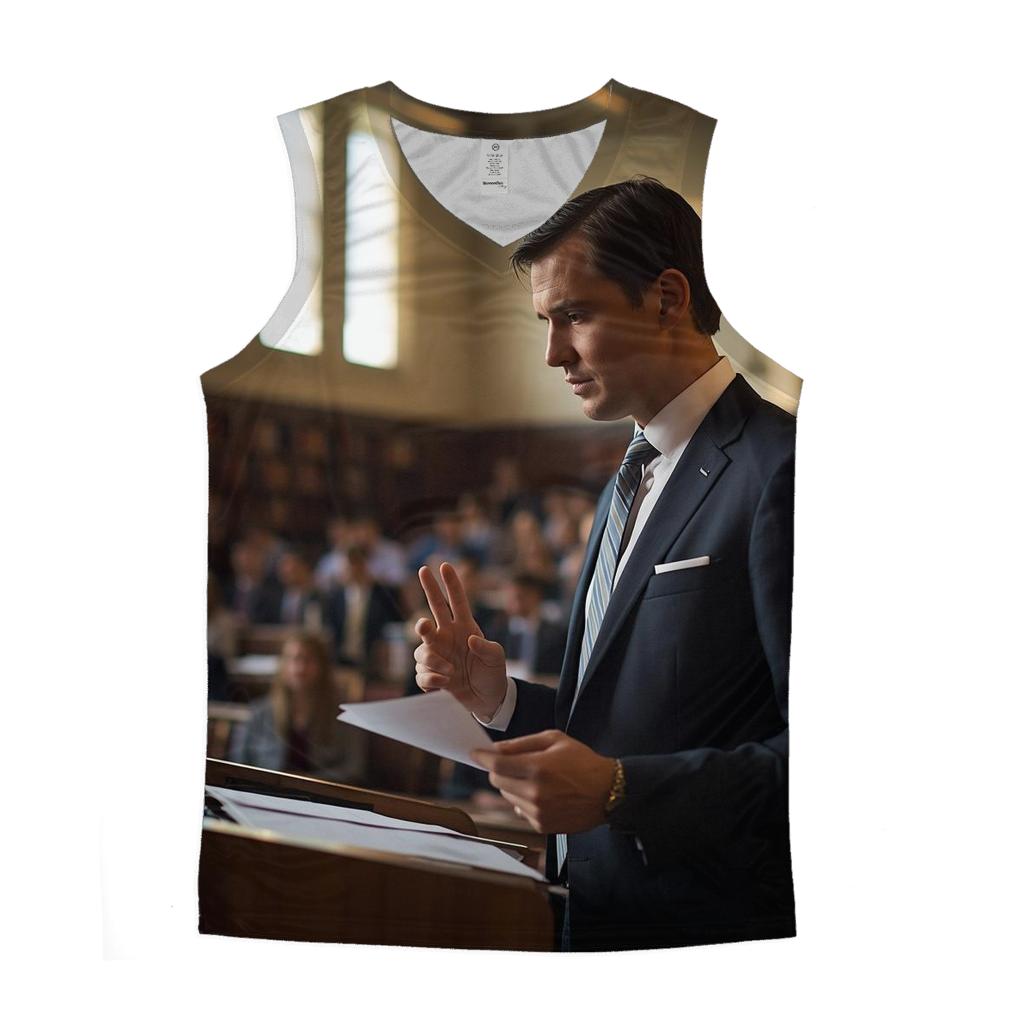 Lecture Hall Reflection sports performance tank tops