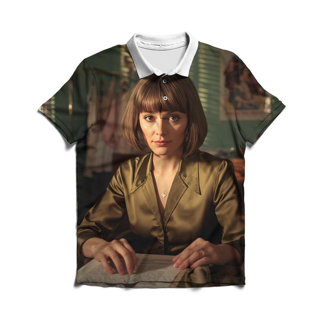 Polly Holliday In The Green Room custom polo shirts