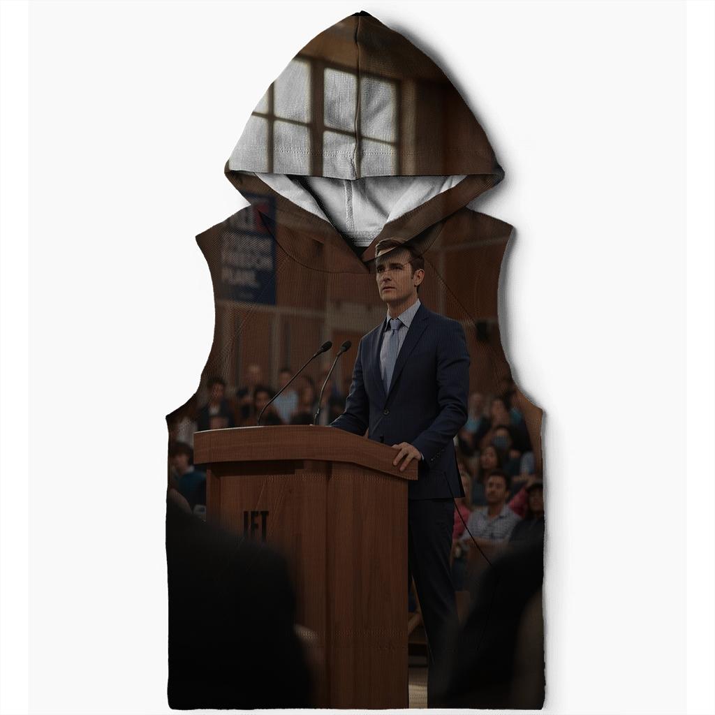 Charlie Kirk Engages In A Campus Freedom Debate embroidered hoodies