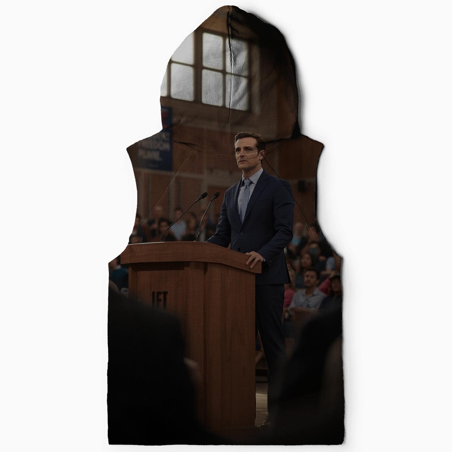 Charlie Kirk Engages In A Campus Freedom Debate embroidered hoodies