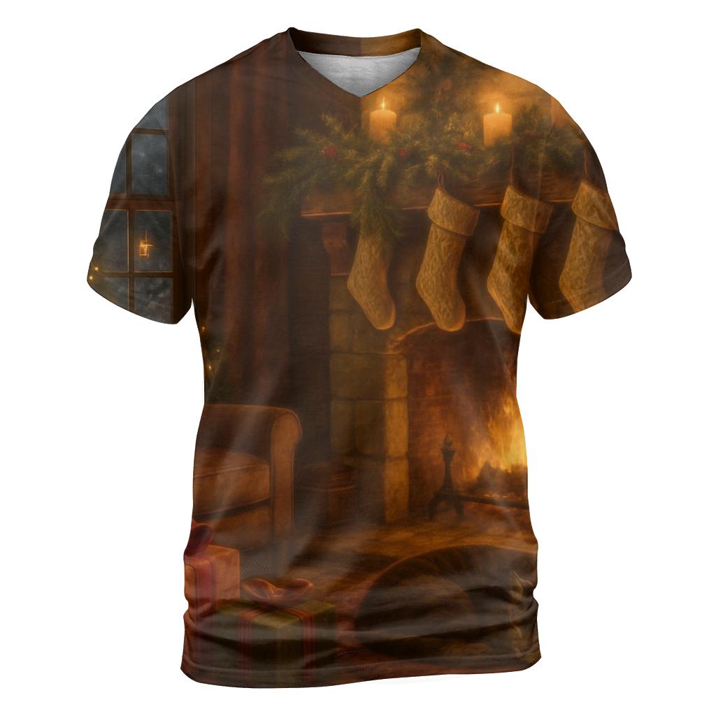 Starlit Hearth Of Winter Wonder personalized full print shirts