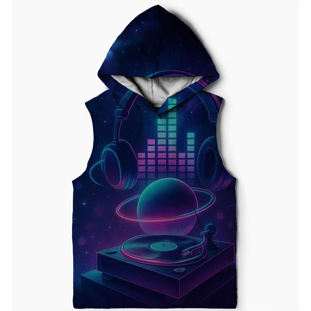 Nebula Stage Spin graphic hoodies