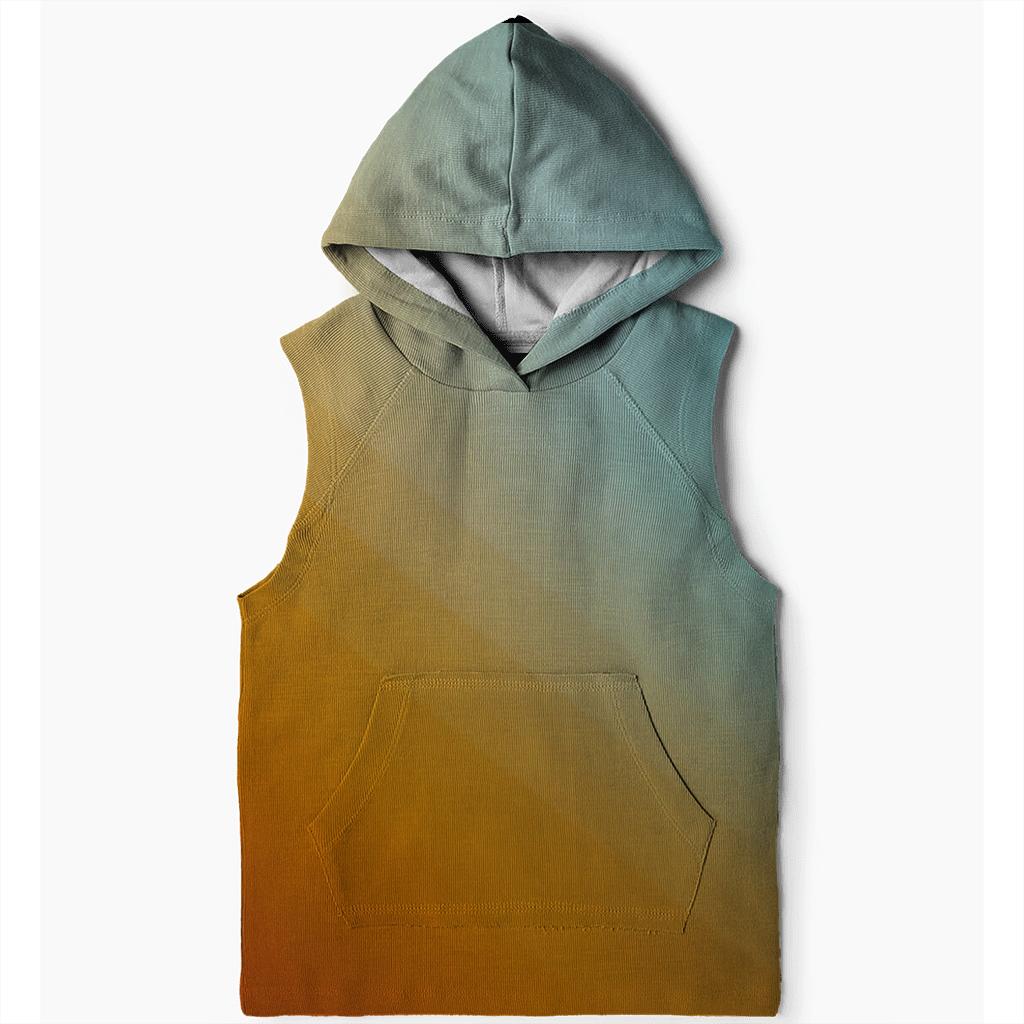 Saffron Glacier Fade graphic hoodies