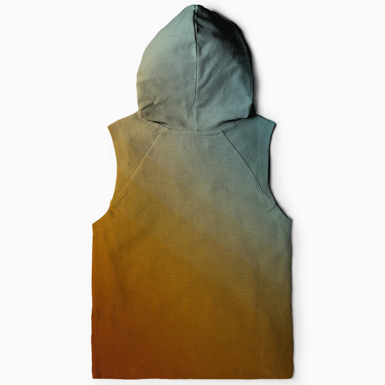 Saffron Glacier Fade graphic hoodies