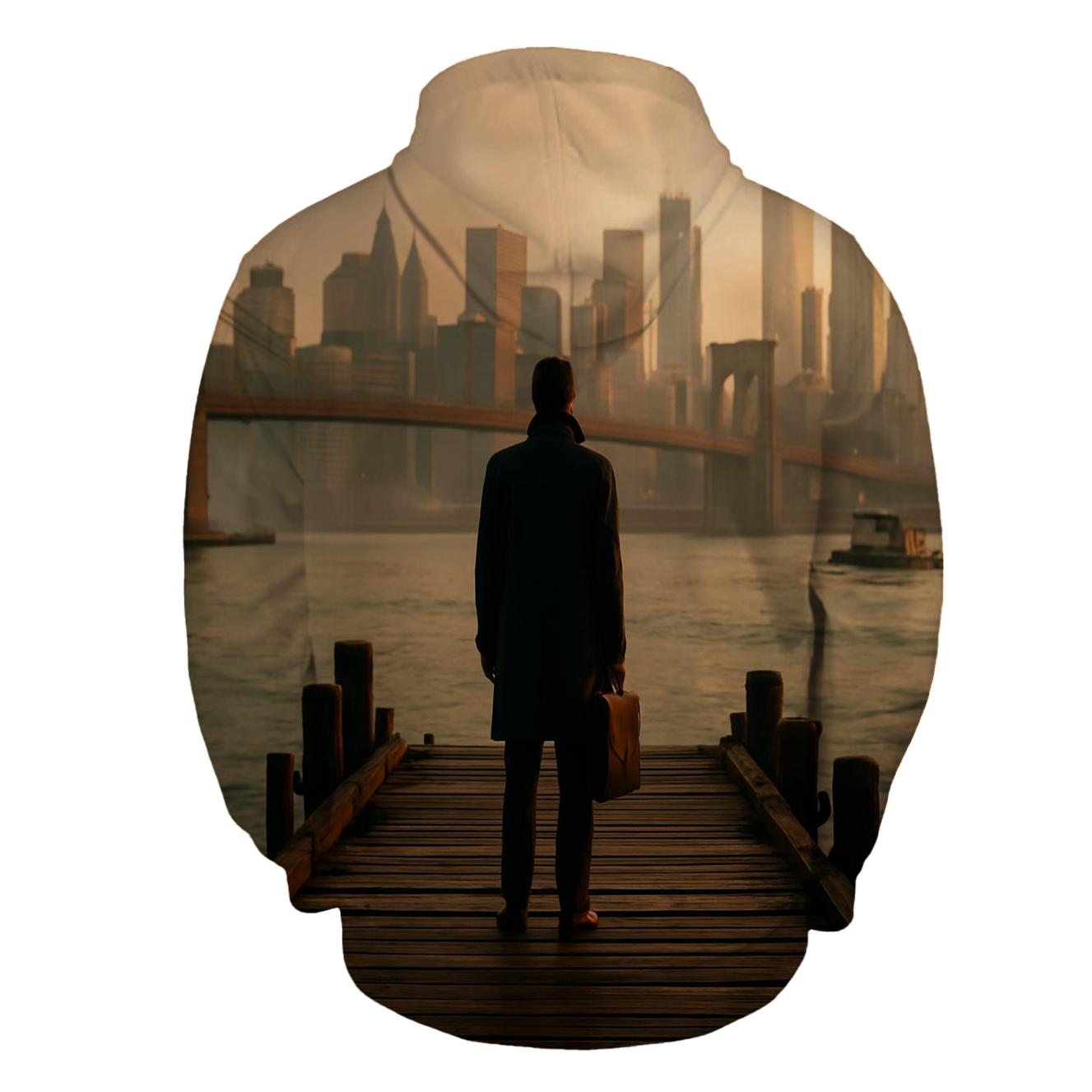 Harbor Morning Manhattan From Red Hook hoodie trends