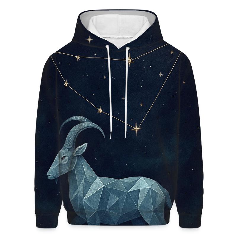 Cosmic Capricorn Mountain lightweight hoodies