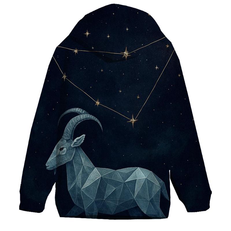 Cosmic Capricorn Mountain lightweight hoodies