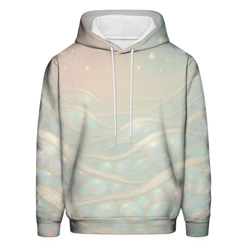 Celestial Opal Waves lightweight hoodies