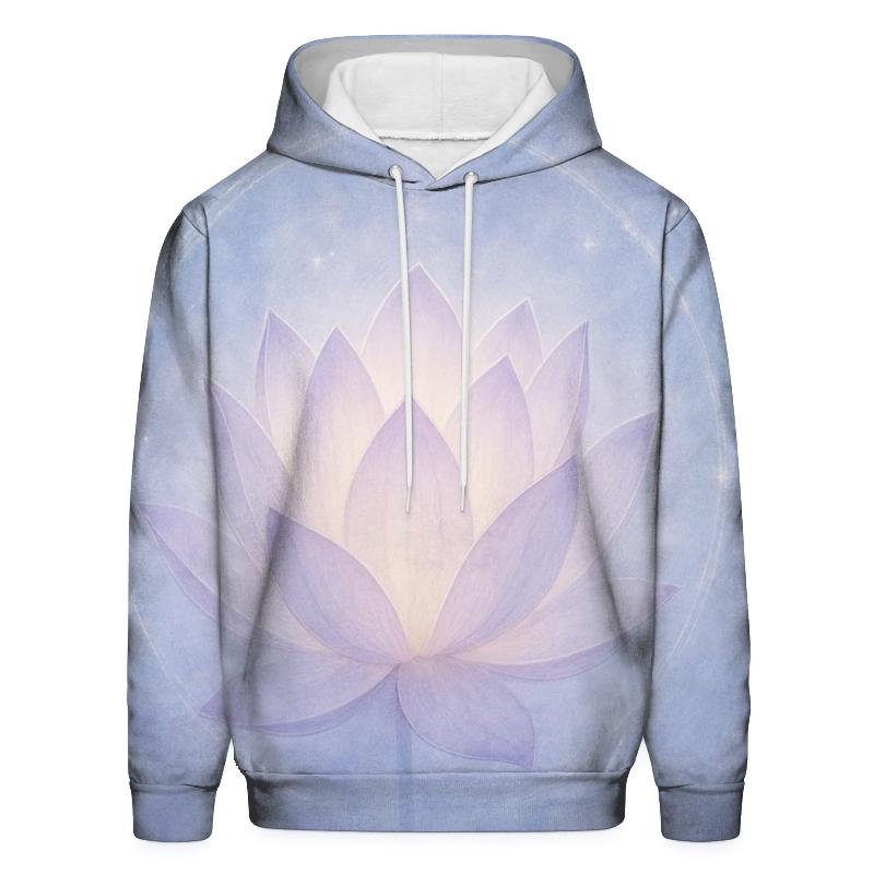 Ethereal Lotus Circle pullover hoodies