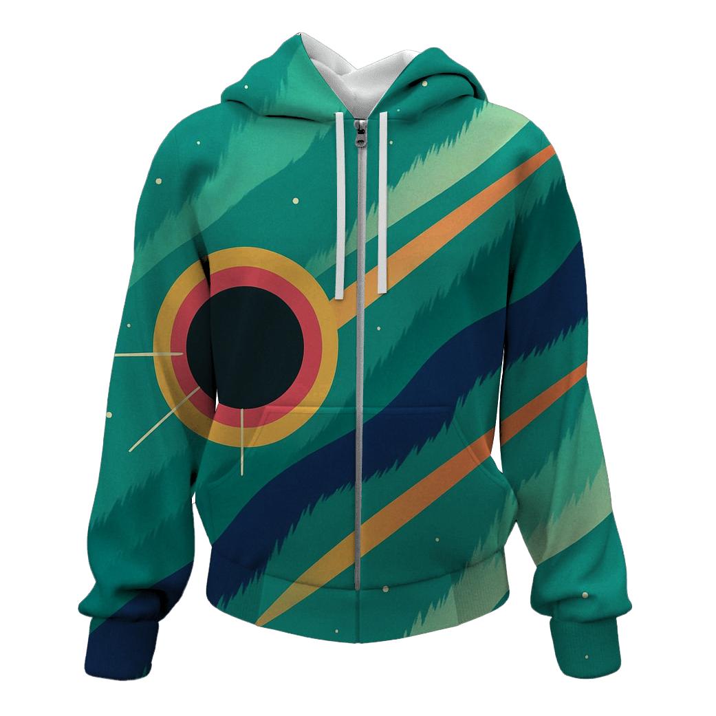 Aurora Jet Overprint pullover hoodies