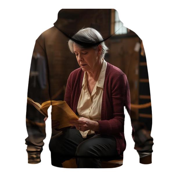 Polly Holliday Rehearsal At The Southern Playhouse graphic hoodies