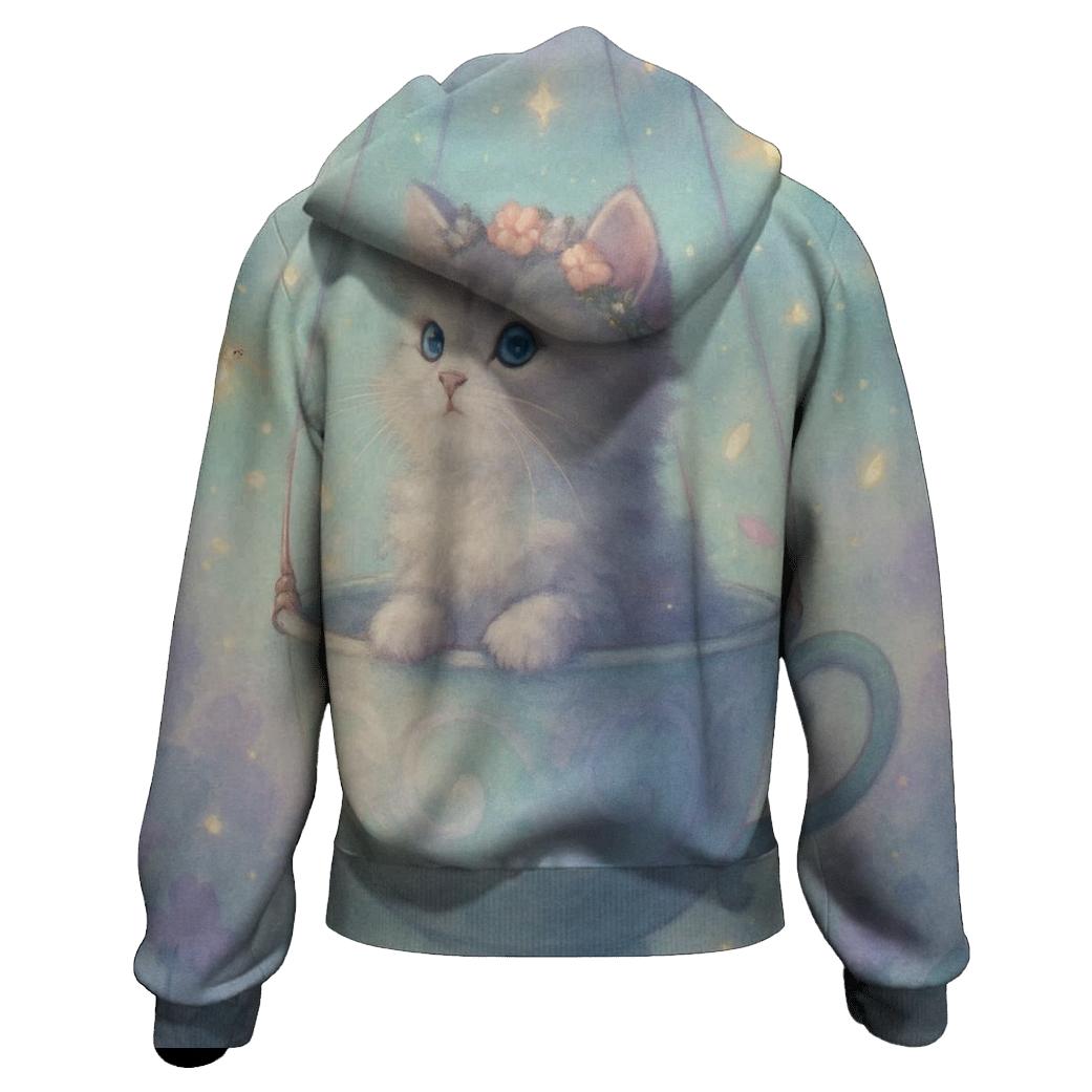 Moon Teacup Voyager zip-up hoodies