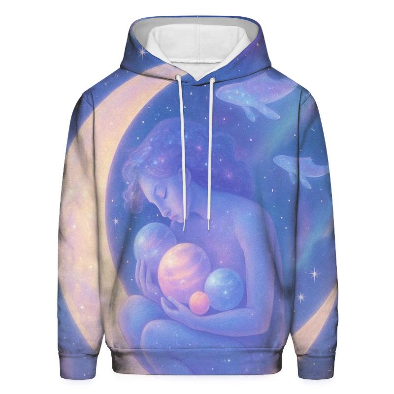 Moonphase Lullaby graphic hoodies