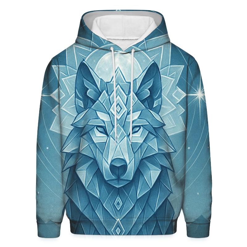 Lunar Geometry embroidered hoodies