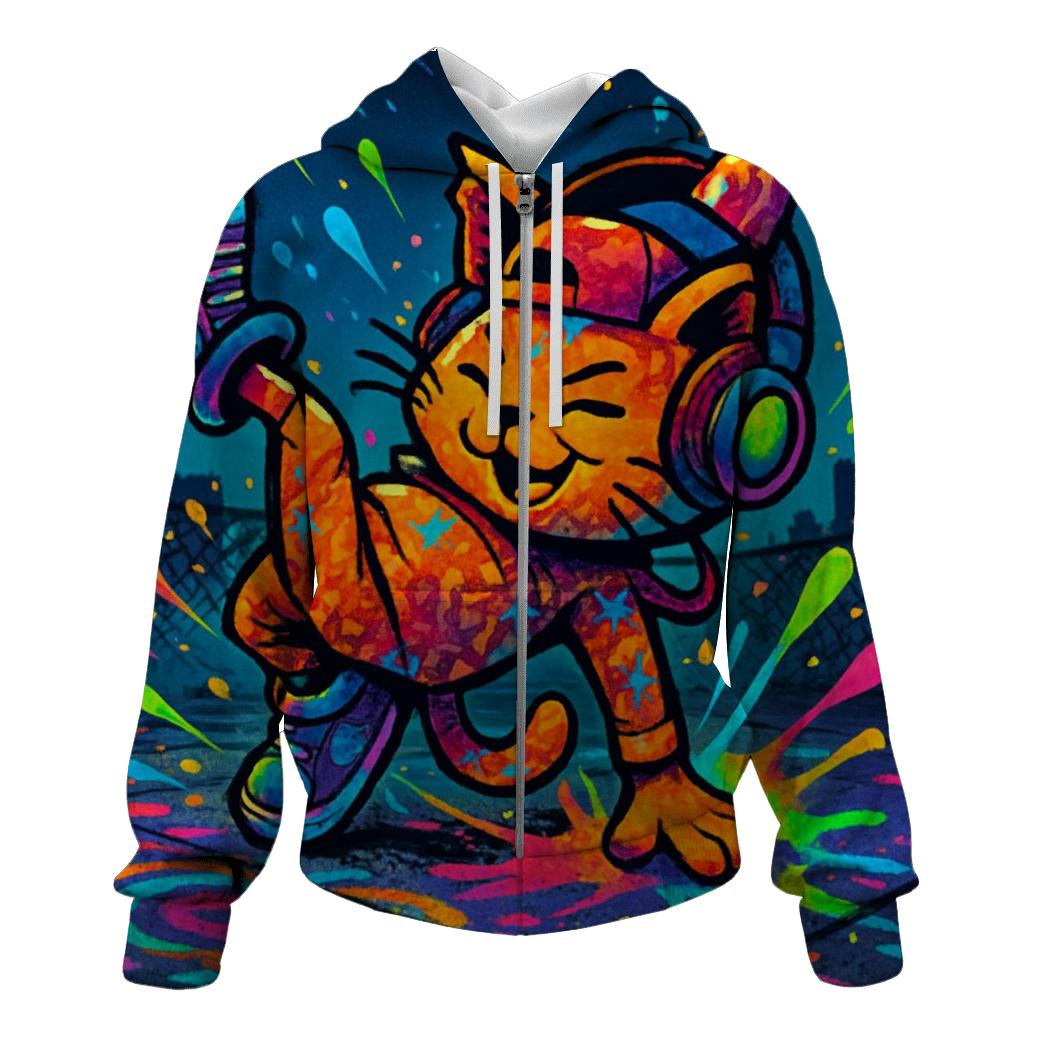 Graffiti Park Paws custom hoodies