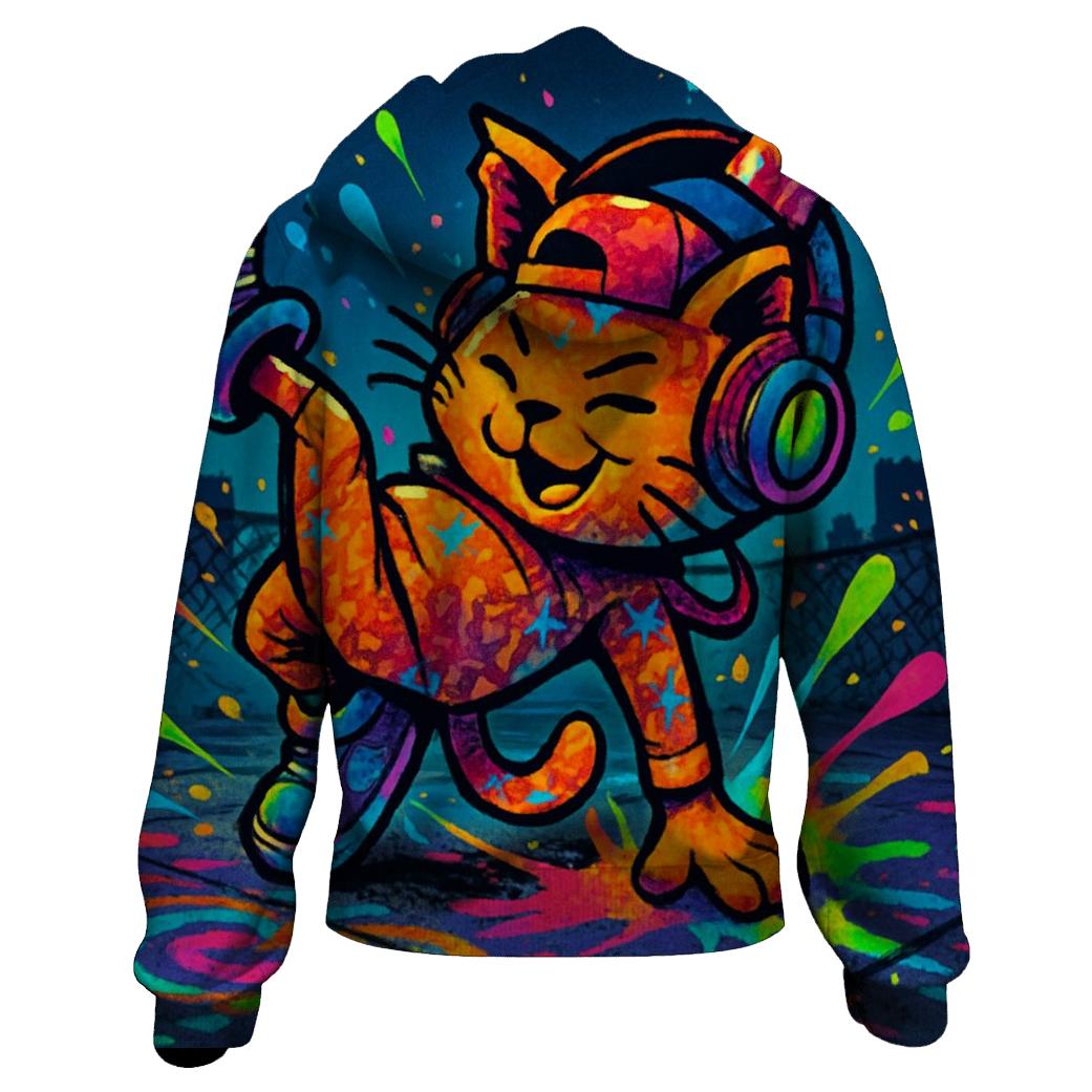 Graffiti Park Paws custom hoodies