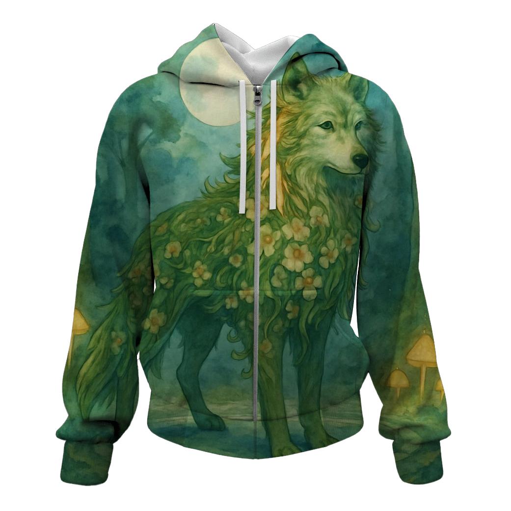 Verdant Spirit Guardian premium hoodies