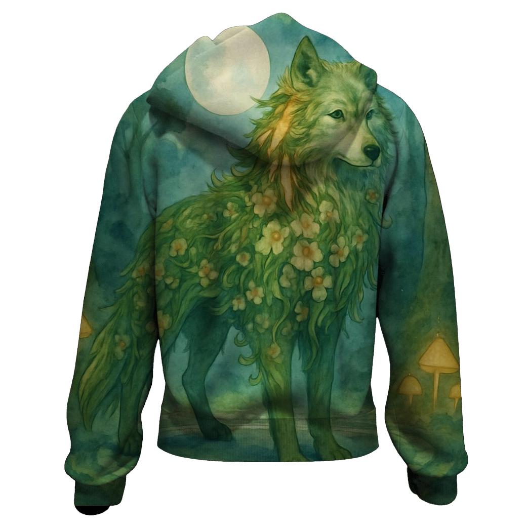 Verdant Spirit Guardian premium hoodies
