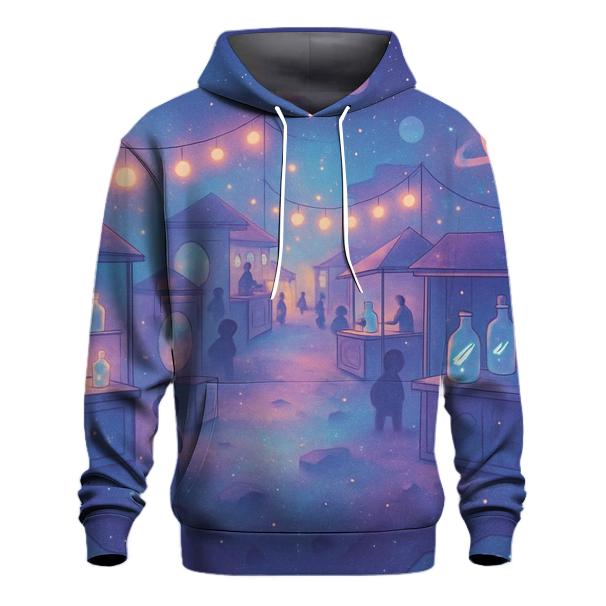 Celestial Market Of Lost Stars embroidered hoodies