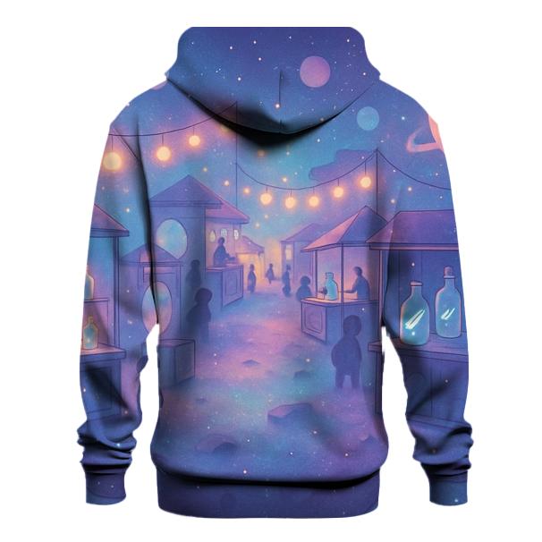 Celestial Market Of Lost Stars embroidered hoodies