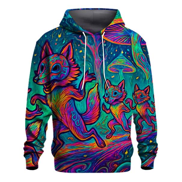 Stochastic Fox Parade graphic hoodies