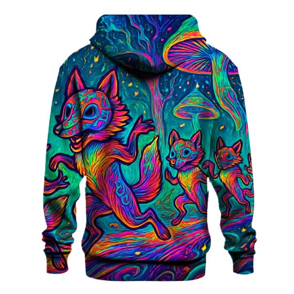 Stochastic Fox Parade graphic hoodies