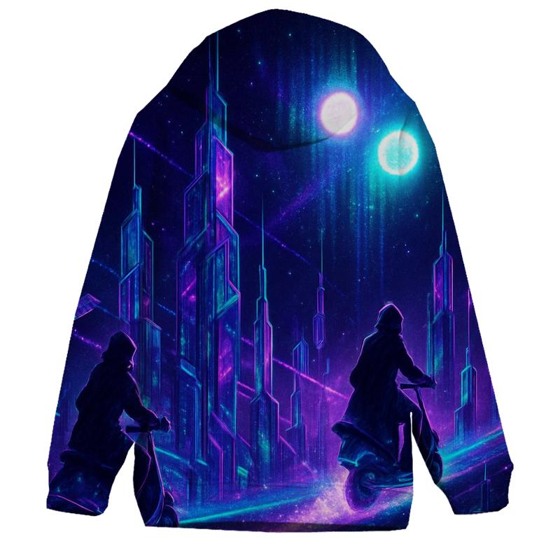Stardust Circuit City lightweight hoodies