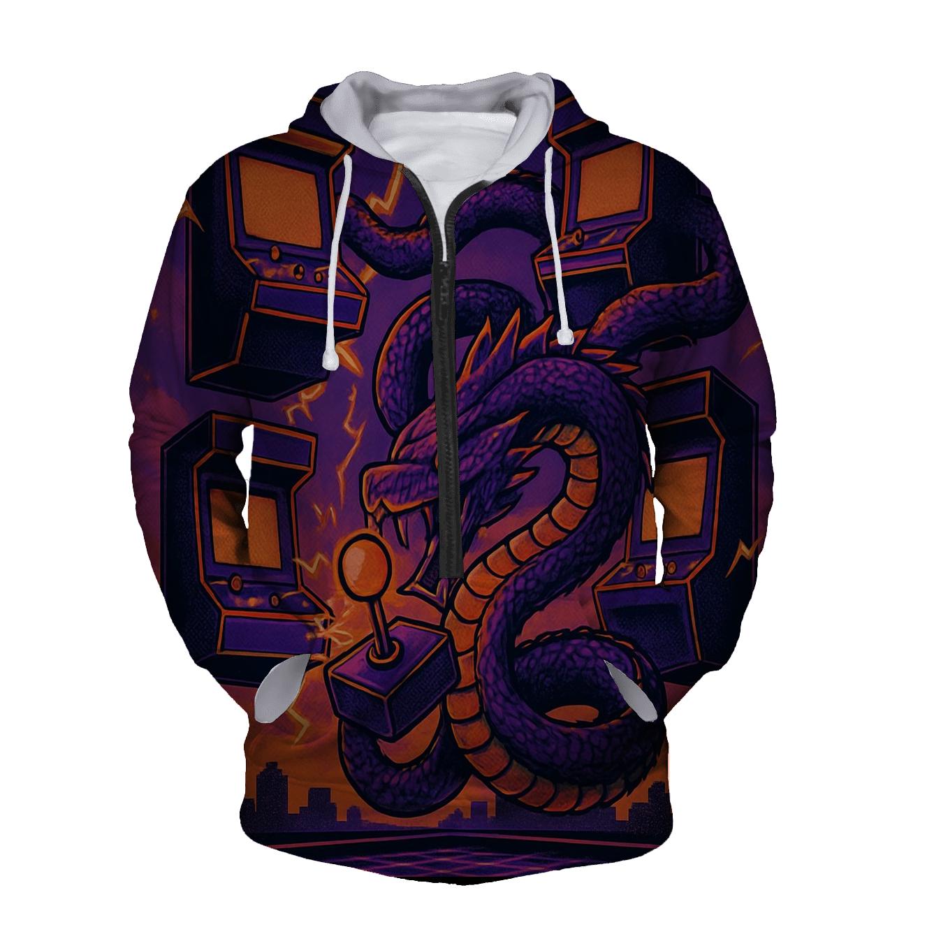 Lucky Serpent Arcade graphic hoodies