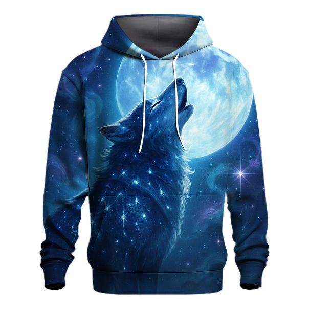Celestial Wolf Guardian heavyweight hoodies