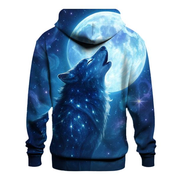 Celestial Wolf Guardian heavyweight hoodies