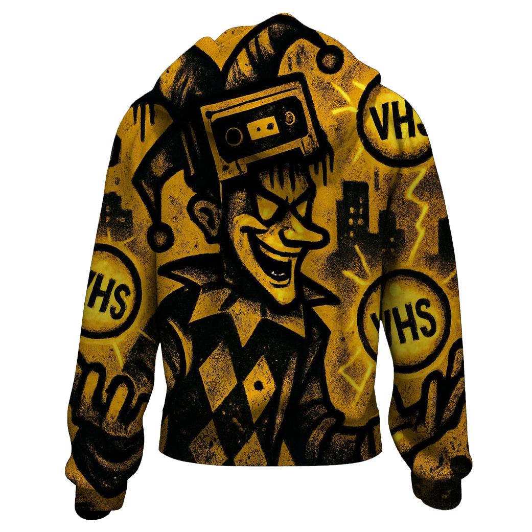 Tape-Head Jester hoodie designs