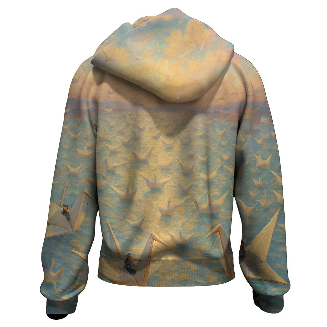 Paper Crane Skyfleet lightweight hoodies