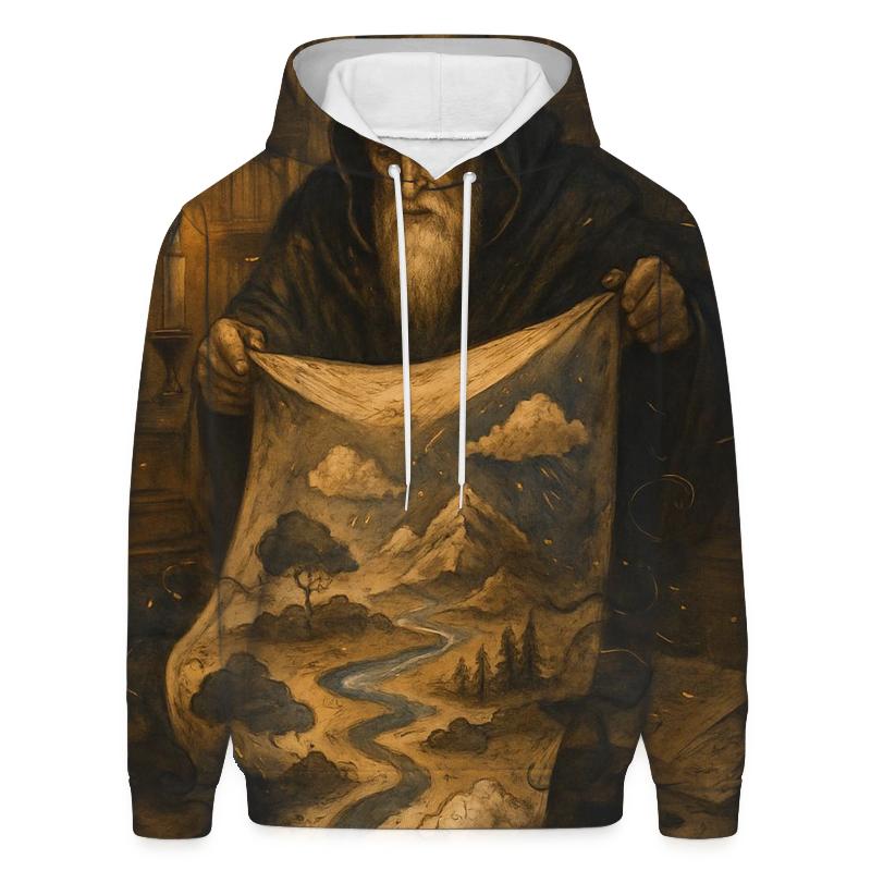 Random Dream Cartographer graphic hoodies