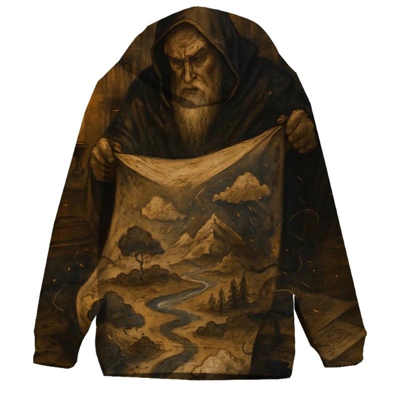 Random Dream Cartographer graphic hoodies