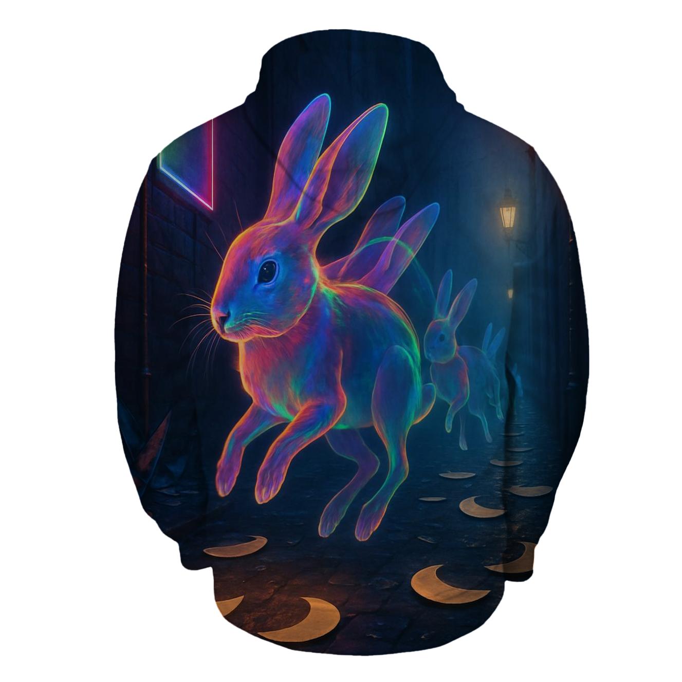 Quantum Rabbit Alley hoodie designs