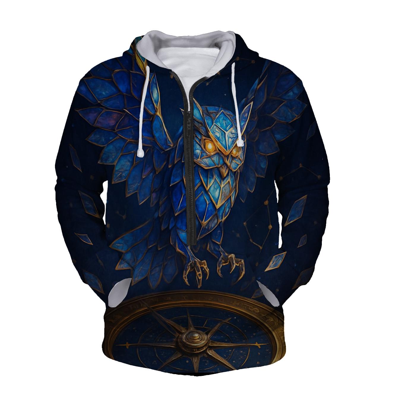 Crystalline Owl Navigator hoodie designs