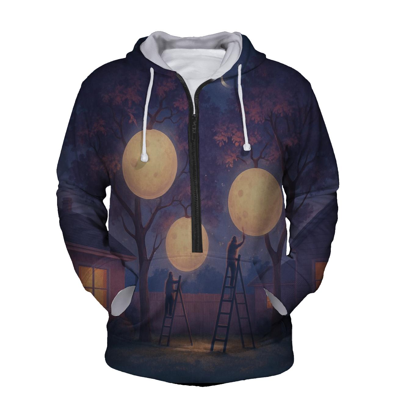 Suburban Moon Harvest zip-up hoodies