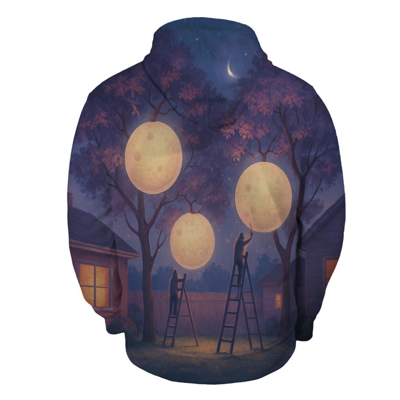 Suburban Moon Harvest zip-up hoodies