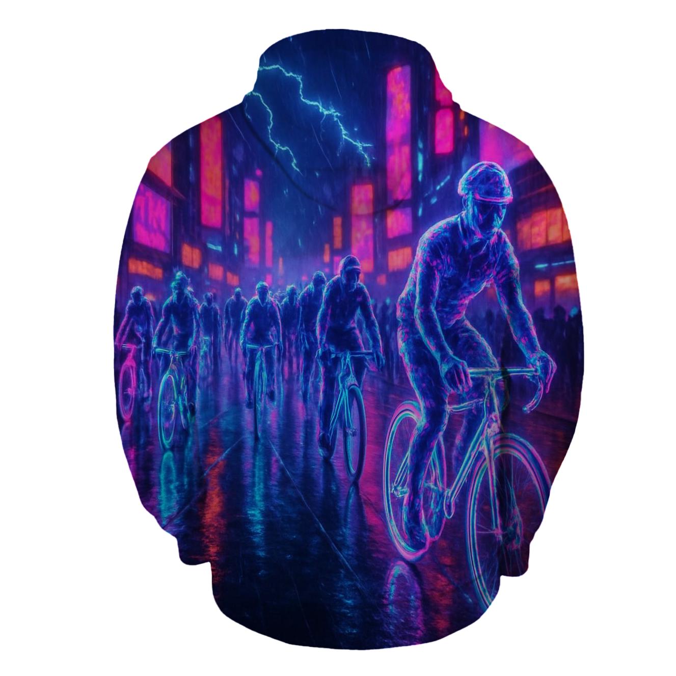 Hologram Bicycle Parade hoodie styles