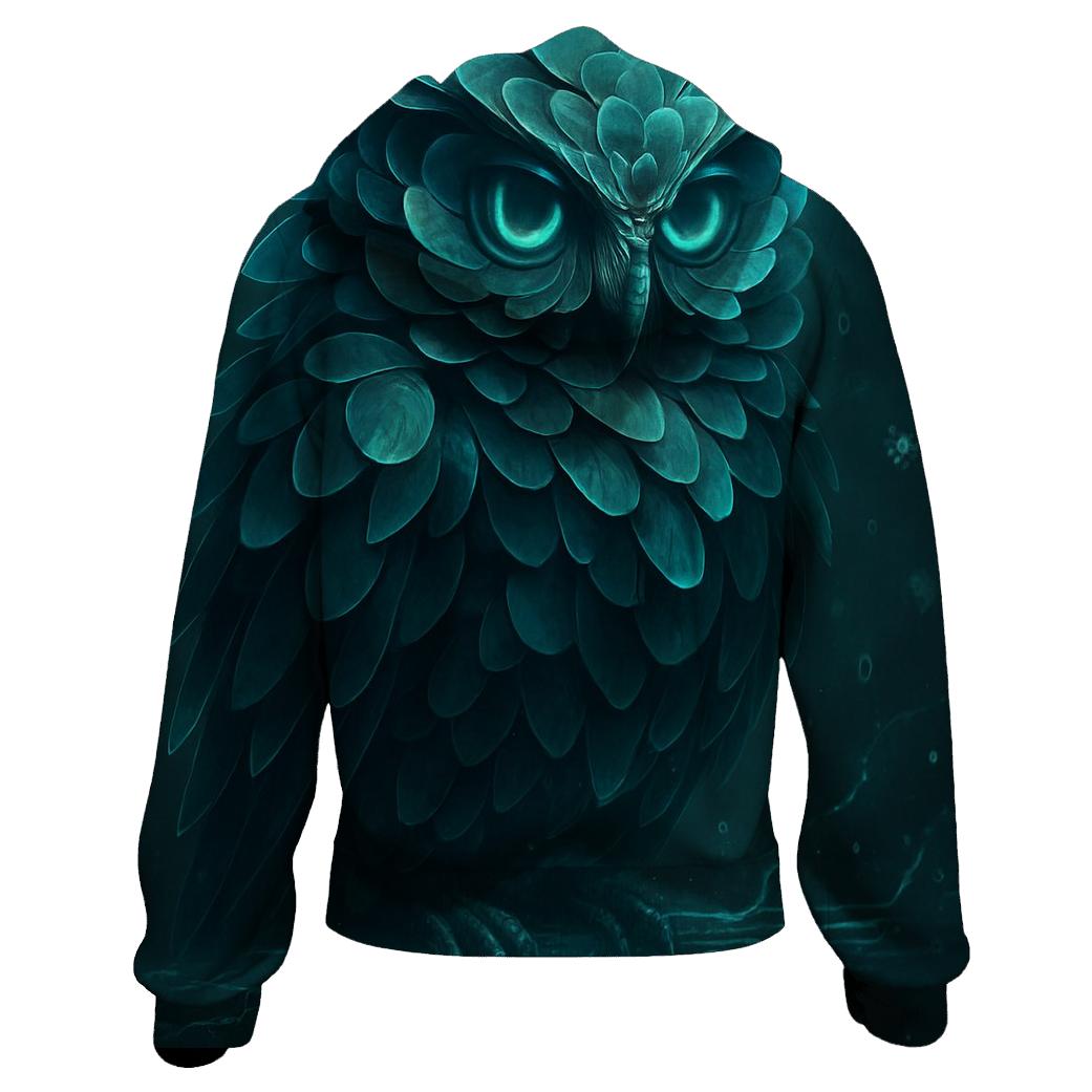 Hologram Botanist Owl hoodies fashion