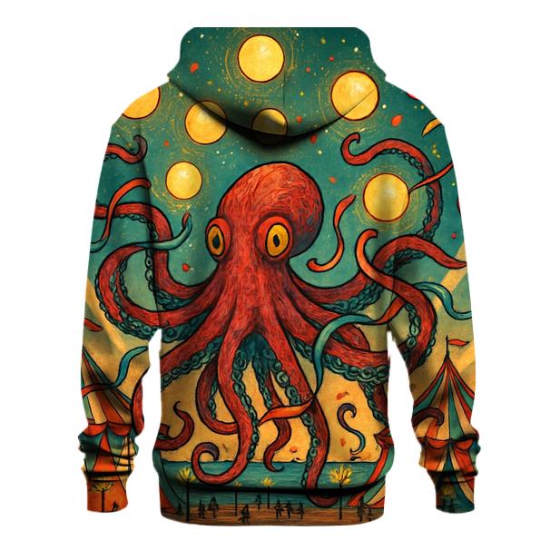Chance Carnival Kraken embroidered hoodies