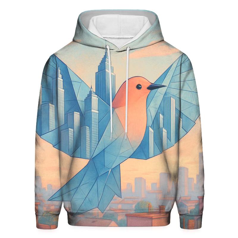 Random Folding City Bird hoodie styles