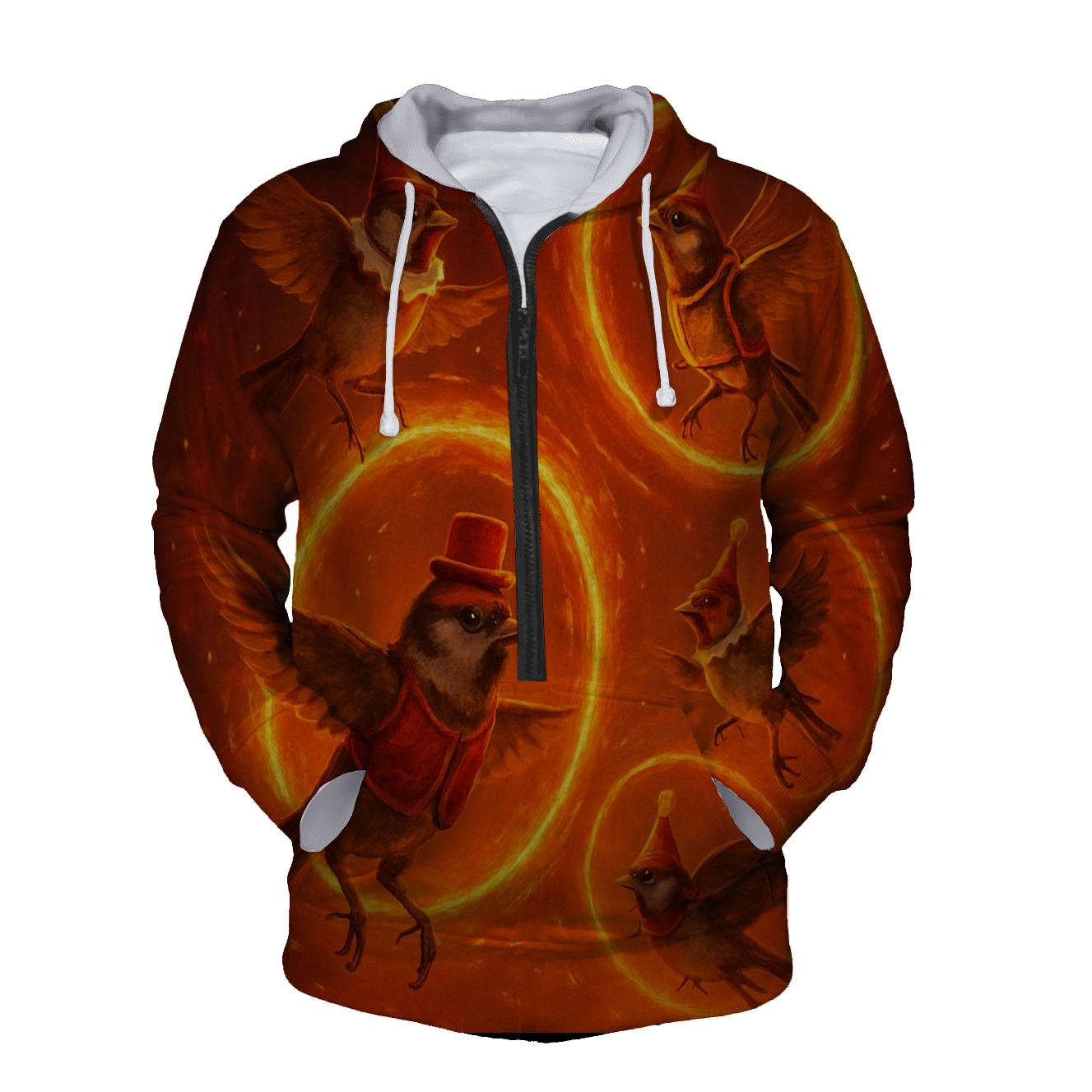 Solar Flare Sparrow Circus hoodie styles