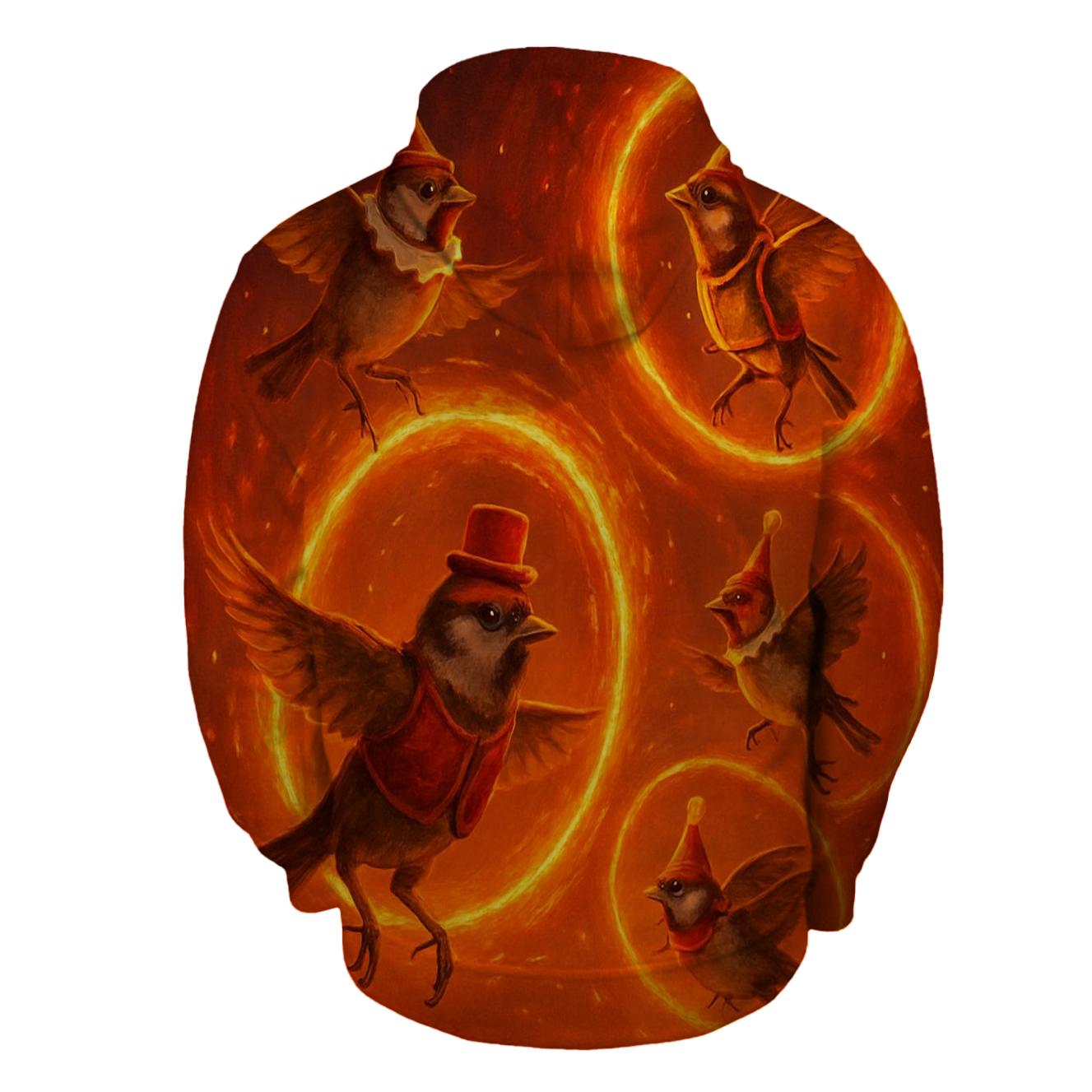 Solar Flare Sparrow Circus hoodie styles