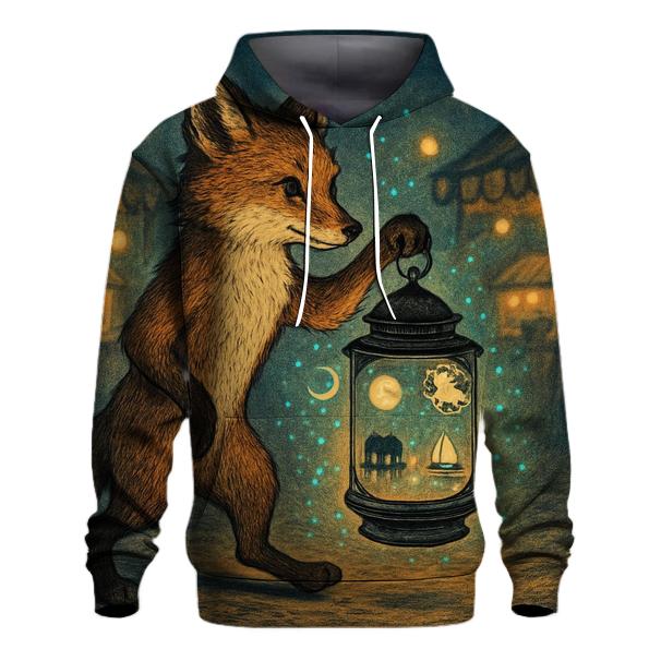 Serendipity Lantern Fox hoodies fashion