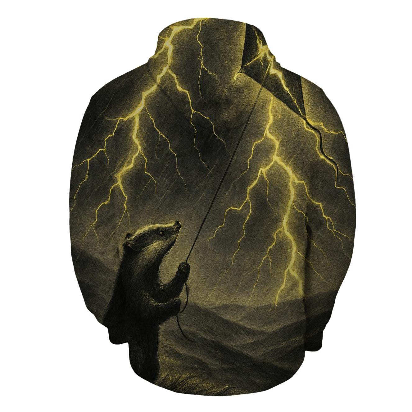 Thunder Kite Badger embroidered hoodies