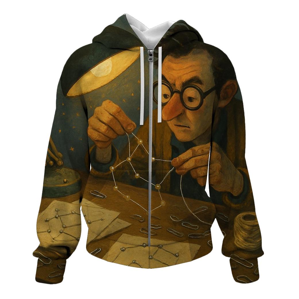 Paperclip Constellation Workshop custom hoodies