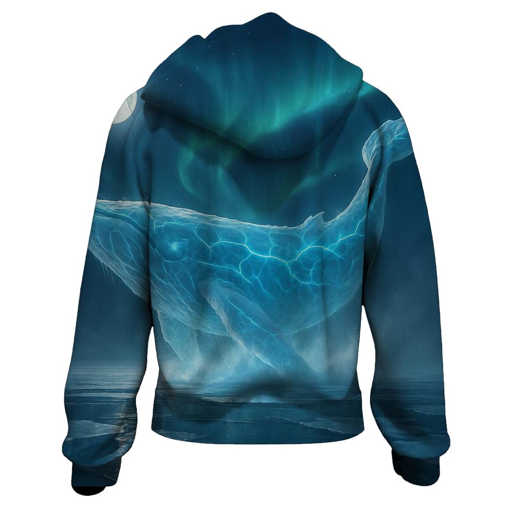 Glacial Synapse Whale designer hoodies