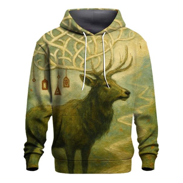 Random Hinterland Elk graphic hoodies